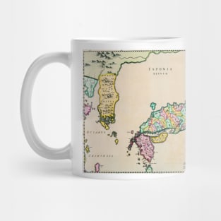 Johannes Blaeu - Japan Kingdom 1665 -  Ancient Worlds Mug